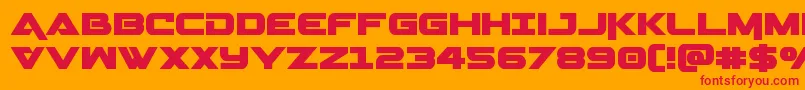 fuente Gemina – Fuentes Rojas Sobre Fondo Naranja