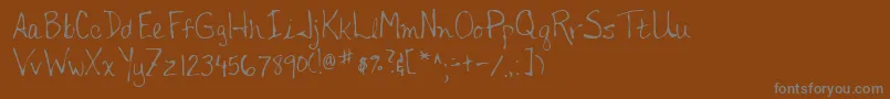 More about Lehn127 Font Lehn127 Font – Gray Fonts on Brown Background