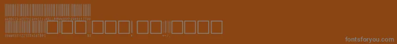 Шрифт V100003 – серые шрифты на коричневом фоне