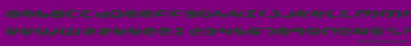 Kubrickcli Font – Black Fonts on Purple Background