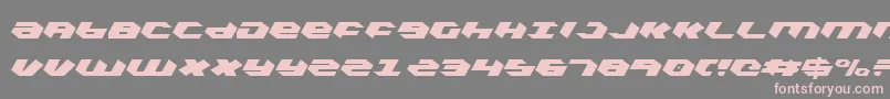 Kubrickcli Font – Pink Fonts on Gray Background