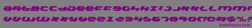 Kubrickcli Font – Purple Fonts on Gray Background