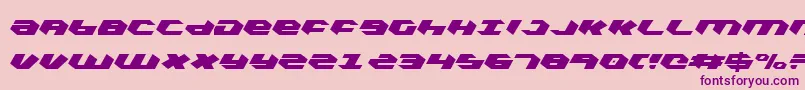 Kubrickcli Font – Purple Fonts on Pink Background