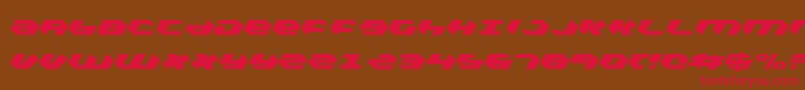 Kubrickcli Font – Red Fonts on Brown Background