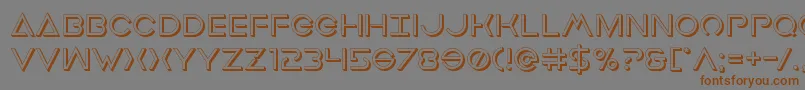 More about Earthorbiterdeep3D Font Earthorbiterdeep3D Font – Brown Fonts on Gray Background