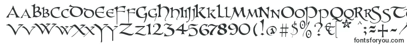 Шрифт Unzialish – кельтские шрифты