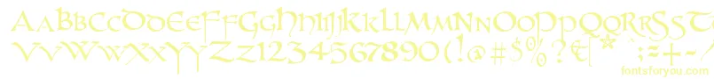Unzialish Font – Yellow Fonts
