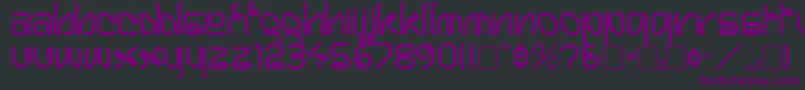 HaroldRegular Font – Purple Fonts on Black Background