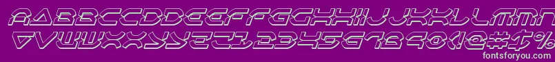 More about Oberondeux3Dital Font Oberondeux3Dital Font – Green Fonts on Purple Background