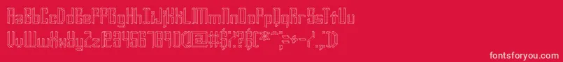 fuente Urcompo – Fuentes Rosadas Sobre Fondo Rojo