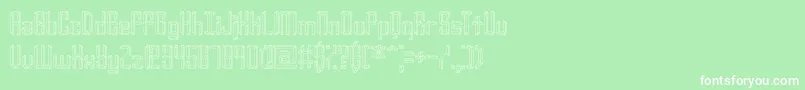 Urcompo Font – White Fonts on Green Background