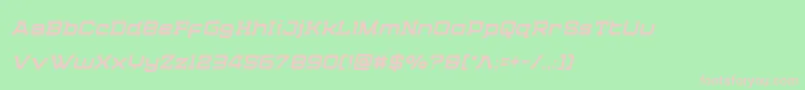 Cydoniacenturycondital Font – Pink Fonts on Green Background