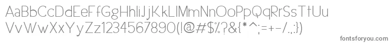 UrbanEleganceRegular-Schriftart – Graue Schriften