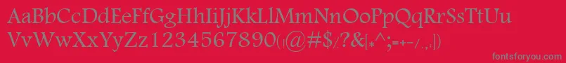 KhalaadDiala Font – Gray Fonts on Red Background
