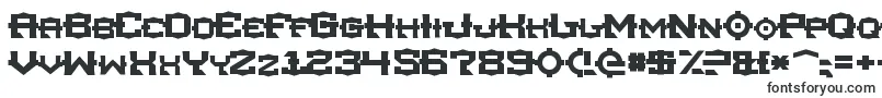 Шрифт Tsa – очень широкие шрифты