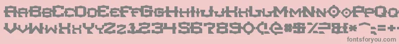 More about Tsa Font Tsa Font – Gray Fonts on Pink Background