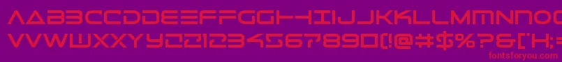 Telemarinesbold1 Font – Red Fonts on Purple Background