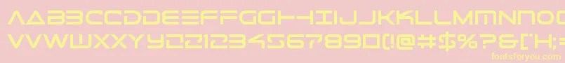 Telemarinesbold1 Font – Yellow Fonts on Pink Background