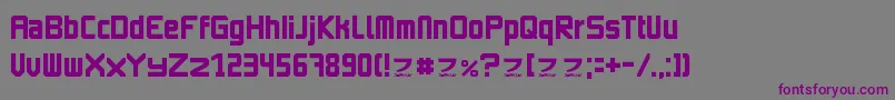 ImagineFont2 Font – Purple Fonts on Gray Background