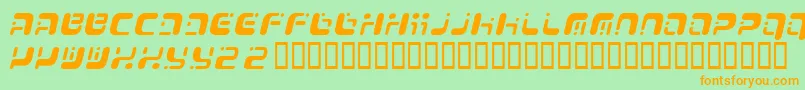 More about Lastu1 Font Lastu1 Font – Orange Fonts on Green Background