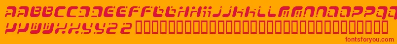 fuente Lastu1 – Fuentes Rojas Sobre Fondo Naranja