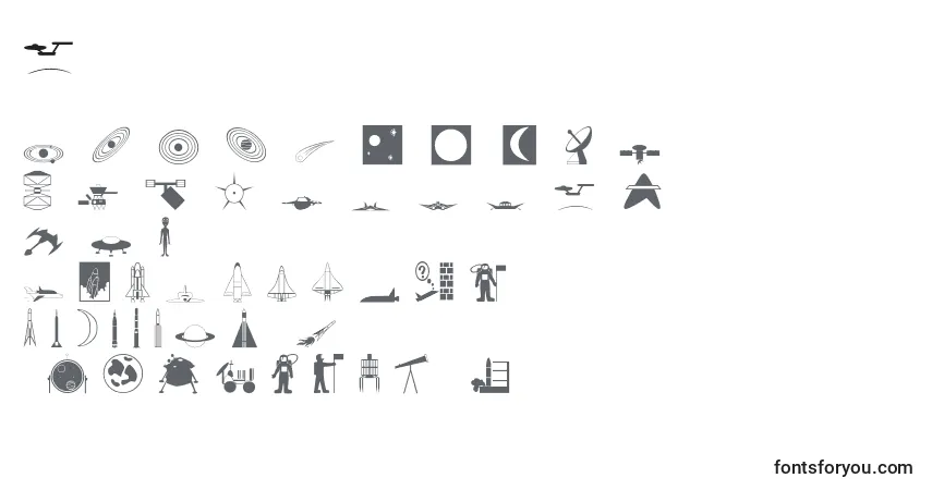 Czcionka Spaceo – alfabet, cyfry, specjalne znaki