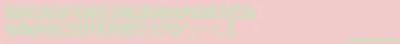 Maximumsecurity Font – Green Fonts on Pink Background