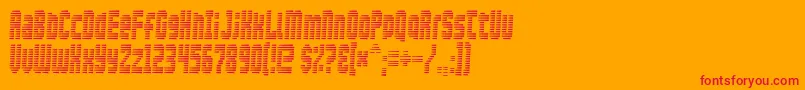 Maximumsecurity Font – Red Fonts on Orange Background