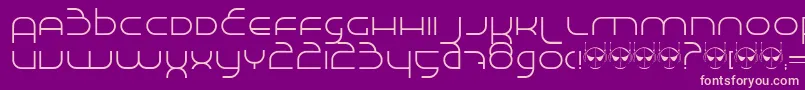 More about Madeinsp Font Madeinsp Font – Pink Fonts on Purple Background
