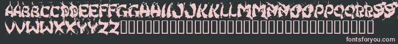 HongKongFistFuck Font – Pink Fonts on Black Background