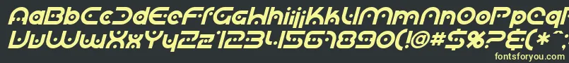 Lisätietoja SfPlanetaryOrbiterItalic-fontista SfPlanetaryOrbiterItalic-fontti – keltaiset fontit mustalla taustalla
