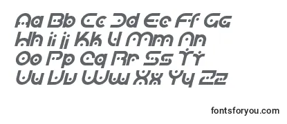 SfPlanetaryOrbiterItalic-fontti
