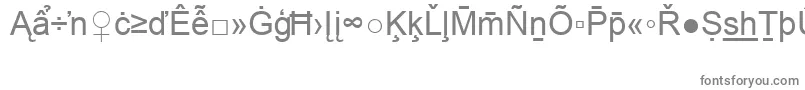 Шрифт ArialSpecialG2 – серые шрифты