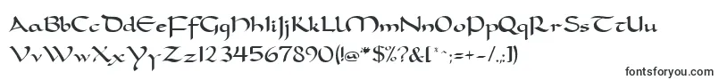 Шрифт FeatherquillMedium – античные шрифты