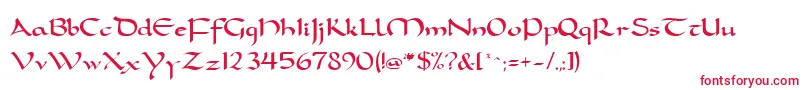 FeatherquillMedium Font – Red Fonts