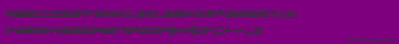 KonectorBrk-Schriftart – Schwarze Schriften auf violettem Hintergrund