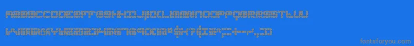 Police KonectorBrk – polices grises sur fond bleu