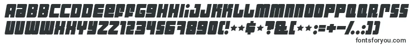 Шрифт Industbi – геометрические шрифты