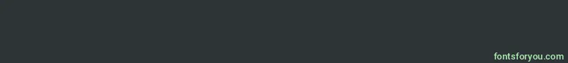 LastrologypiTwo Font – Green Fonts on Black Background