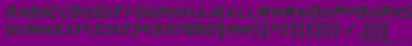 OliviaspursRegular-fontti – mustat fontit violetilla taustalla