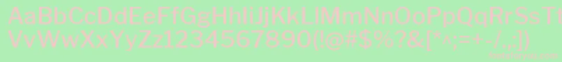 LibrefranklinMedium Font – Pink Fonts on Green Background