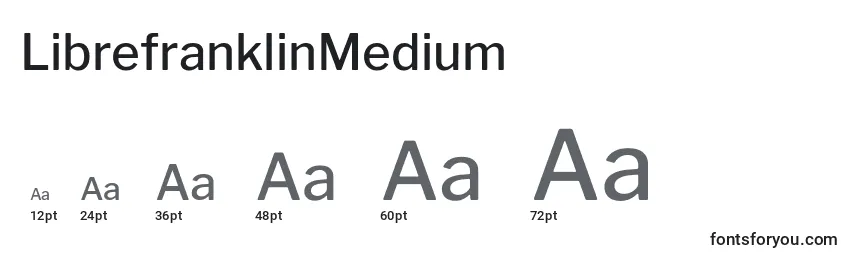 Größen der Schriftart LibrefranklinMedium (98117)
