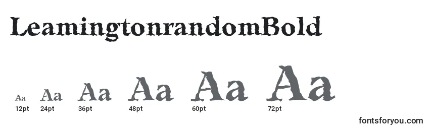 LeamingtonrandomBold Font Sizes
