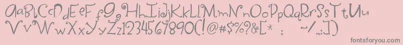 Más sobre la fuente YippySkippy fuente YippySkippy – Fuentes Grises Sobre Fondo Rosa