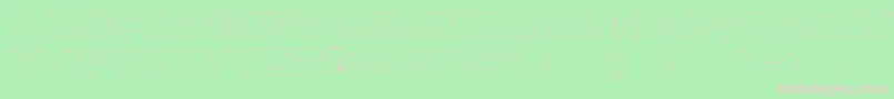 fuente MildLifeOutlinePersonalUse – Fuentes Rosadas Sobre Fondo Verde