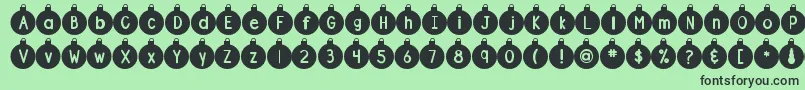 Подробнее о шрифте DjbOrnamental Шрифт DjbOrnamental – чёрные шрифты на зелёном фоне