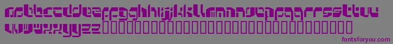 Kosmonau Font – Purple Fonts on Gray Background