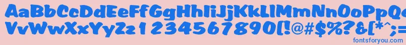 More about Dsaccent Font Dsaccent Font – Blue Fonts on Pink Background