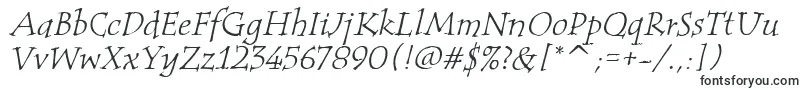 TempusItcTtItalic-fontti – julistefontit