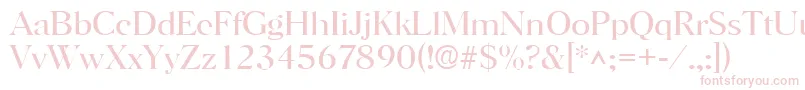 HorshamlRegular Font – Pink Fonts on White Background